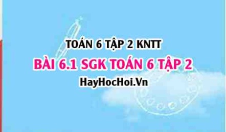 Bài 6.1 SGK Toán 6 tập 2 Kết nối tri thức